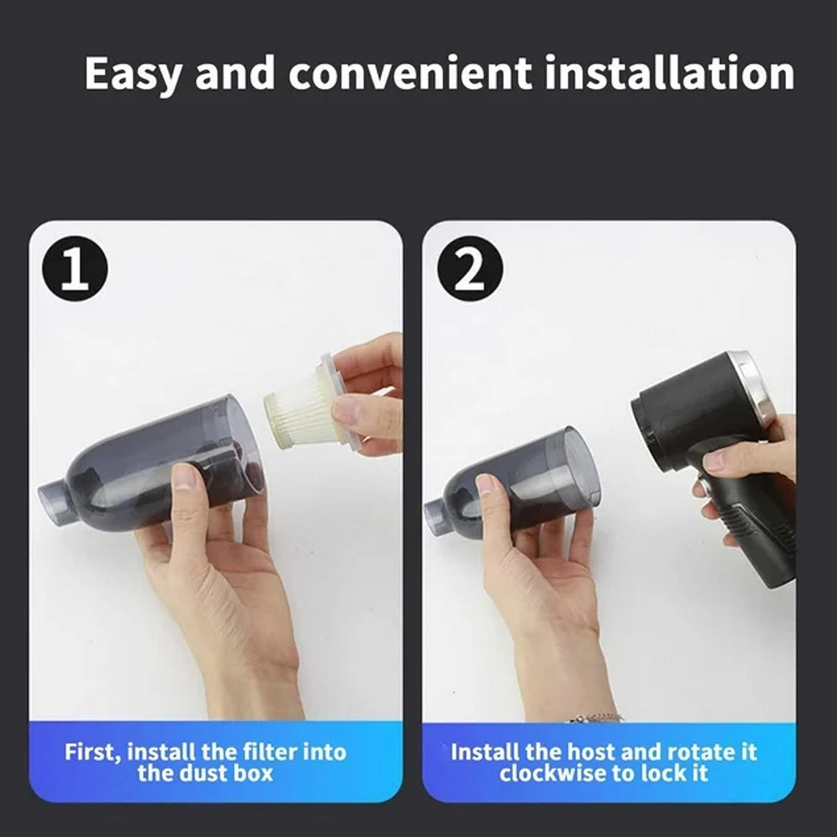 3-in-1 Wireless Car Mini Vacuum Cleaner & Blower – Portable, Rechargeable, and Perfect for Home, Car, & Keyboard Cleaning in India