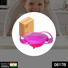 Innovative rotating bowl for kids, designed to prevent spills and mess during mealtime.