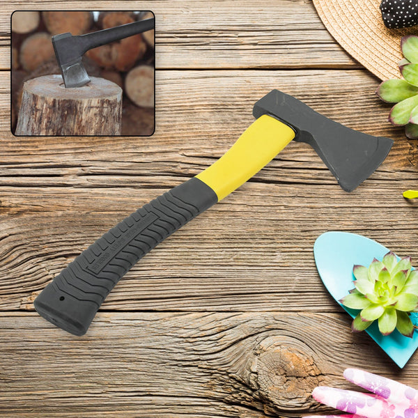 7413-gardening-tools-hatchet-axe-fiberglass-body-rubberized-handle-wood-cutting-axe-camping-axe-safety-axe-pick-axe-972-gm-1