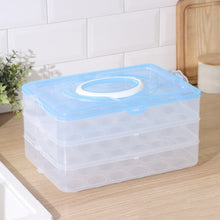 3-Layer Plastic Refrigerator Egg Storage Box (36 Grid)