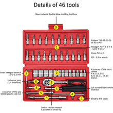 socket-1-4-inch-combination-repair-tool-kit-red-46-pcs