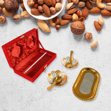 5636-gold-silver-plated-2-bowl-2-spoon-tray-set-brass-with-red-velvet-gift-box-serving-dry-fruits-desserts-gift