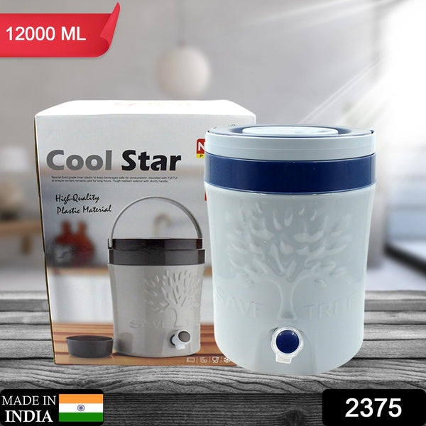 Travel water cooler jug with leakproof tap