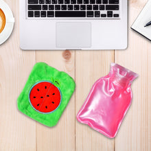 watermelon-small-hot-water-bag-with-cover-for-pain-relief