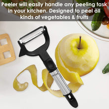 Side view of 2-in-1 peeler