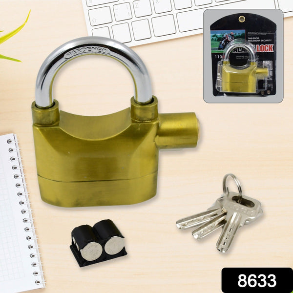 Metallic Lock System with 3 Keys