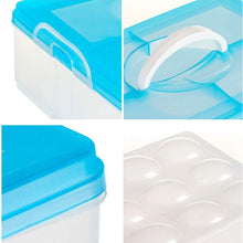 3-Layer Plastic Refrigerator Egg Storage Box (36 Grid)