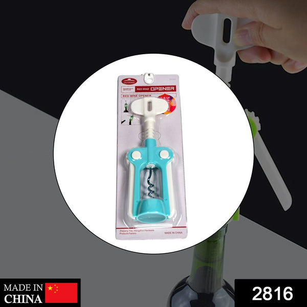 waiter-style corkscrew with ergonomic handle for easy use.