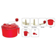 Dough maker with built-in measuring cup.