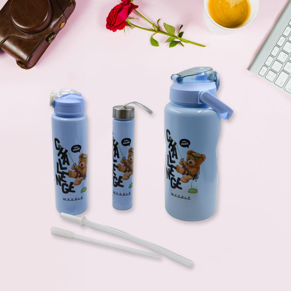 plastic-water-bottle-3pc-set-3-different-size-bottle-high-quality-water-bottle-plastic-water-bottle-bpa-free-leak-proof-cartoon-printed-design-for-kids-school-for-fridge-office-sports-school-gym-yoga-3-pc-set-1