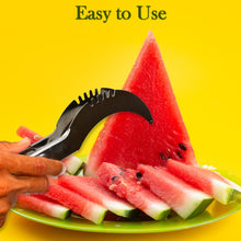 Watermelon and cantaloupe slicer, stainless steel kitchen gadget