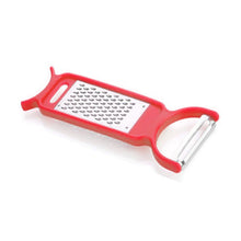 Versatile kitchen tool for peeling and grating