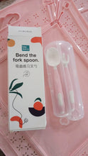 silicone-bendable-kids-feeding-spoons-and-forks-toddler-utensils-with-travel-case-baby-spoon-and-fork-set-for-self-feeding-learning-bendable-handle-for-kid-children-toddlers-2-pc-set